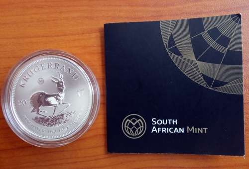 Premiere Uncirculated 2017 Silver 1 Onz  Krugerrand with COA
