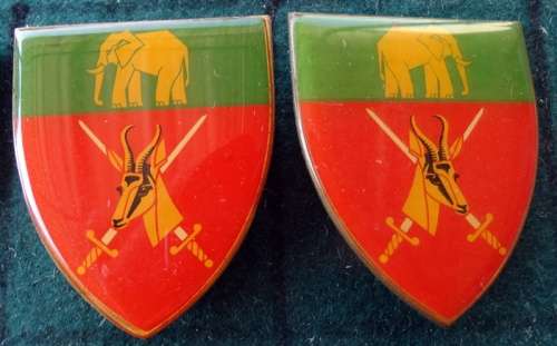 Pair of SADF Eastern Province Command  Pins Intact (4)