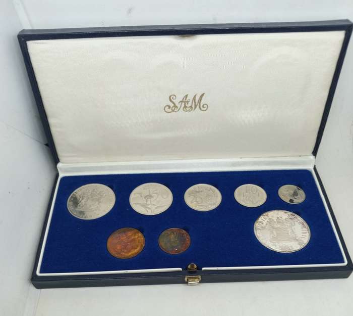 1989 Double R1 South African Proof set