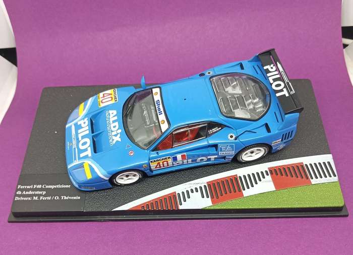 Ferrari F40 Competizione die-cast model car - 4th Anderstop - M Ferte/ O Theveni M Salo - scale 1/43