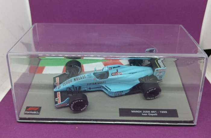 March Judd 881 die-cast model car - 1988 - Ivan Capelli - scale 1/43