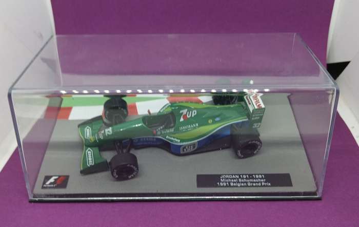 Jordan 191 die-cast model car - 1991 - Michael Schumacher- scale 1/43