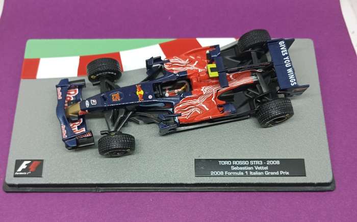 Torro Rosso Str3 die-cast model car - 2008 - Sebastian Vettel- scale 1/43