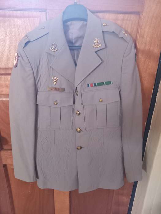SADF 1 Medical battalion with Flashes and collar badges