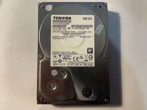 TOSHIBA 2TB DESKTOP HDD