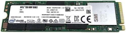 Intel 256GB M.2 2280 NVMe SSD