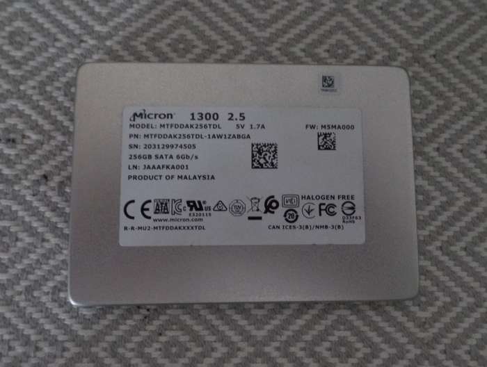 Micron 1300 256GB 2.5` SSD