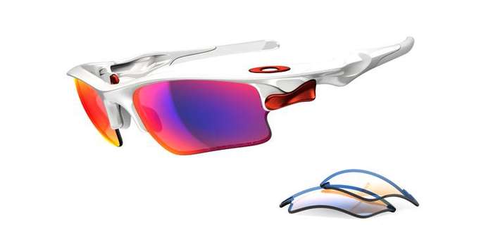 Oakley OO9156-07 Polarized Fast Jacket XL