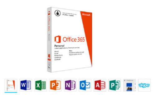 Microsoft Office 365 Personal - 1 year, 1 PC & 1 Tablet/Phone (Value: R749!)