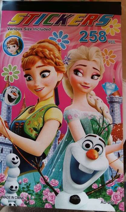 Frozen sticker book(258 stickers)