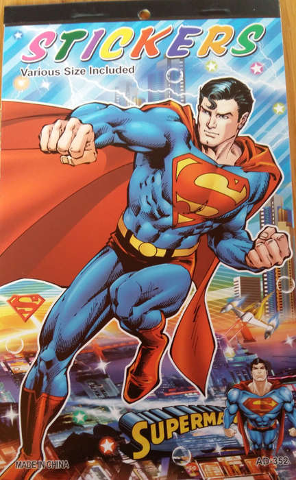 SUPERMAN sticker book