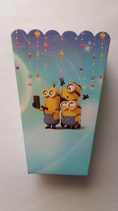 Minions party Popcorn Boxes (10 BOXES PER PACK)