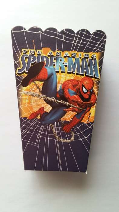Spiderman party Popcorn Boxes (10 BOXES PER PACK)