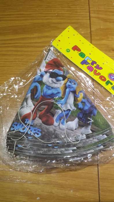 Smurfs party hats(10)