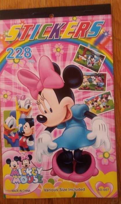Minnie Mouse sticker book(228 stickers)