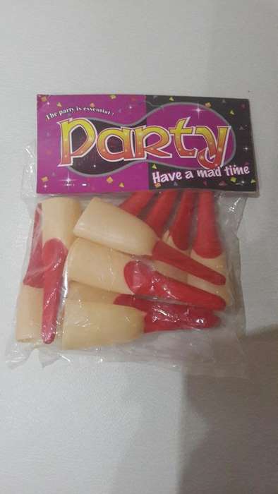 Halloween Artificial nails- Red