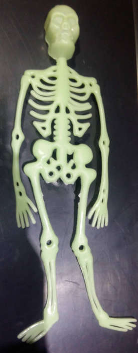 Halloween Hanging Skeleton for decor- Glow in the dark