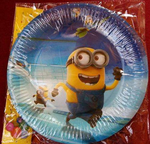 Despicable Me/ Minion Party plates (10)
