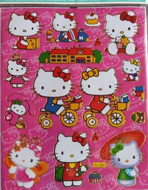 Hello kitty sticker sheet