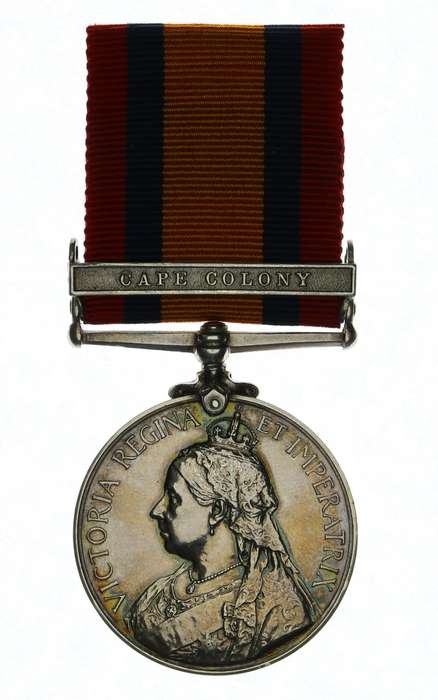 QSA with Cape Colony bar to Trooper R J Pringle, Bedford DMT  EF