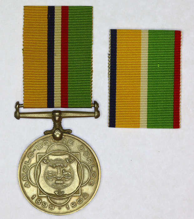 ABO medal (With length of LvW : Wound Riband) to Kpl F A Grobler, Vredefort Cdo. EF