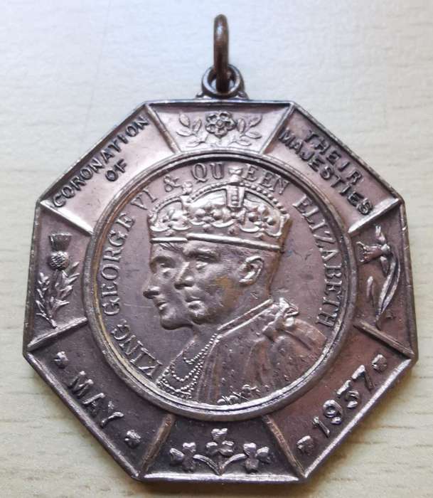 Society of Miniature Rifle Clubs 1937 Coronation Commemorative Competition medal - 2 of 2