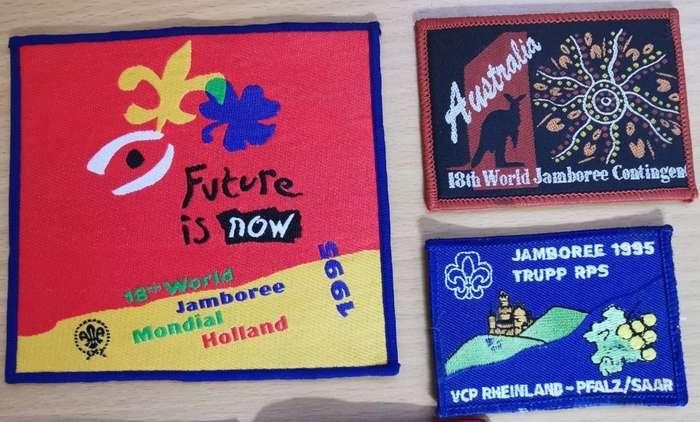 Boy Scouts Jamboree 1995 in Holland lot of 9 contingent patches