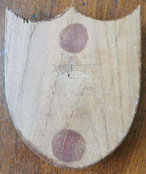 Southern Rhodesia National Rifle Association (SRNRA) 1954 Governor`s Cup shooting badge on plaque