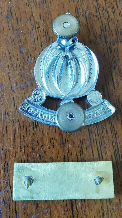 SADF Finance Services Corps cap badge and beret bar / balkie