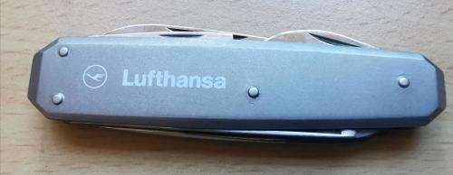 Vintage Lufthanza Titan multi-tool in presentation box - made by Giesen and Forsthoff Solingen