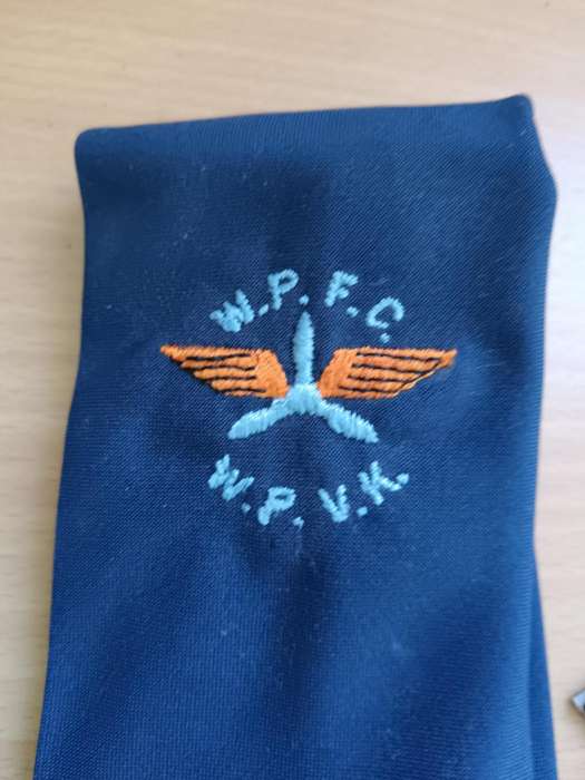 Vintage Western Province Flying Club (WPFC/WPVK) tie, club patch, wings, and pin badge