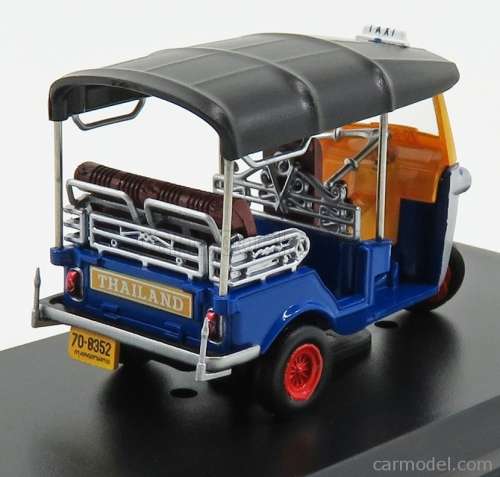 Tuk Tuk - Bangkok 1980 - Tricycle Taxi - Blue and Yellow