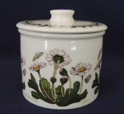 Portmeirion Sugar Pot With Lid - DAISY