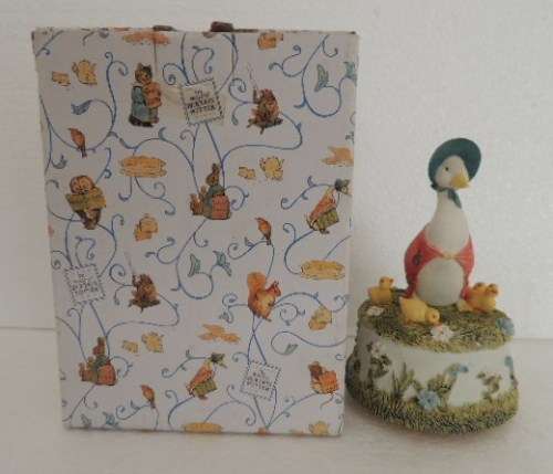Beatrix Potter Musical Box by BFA - Jemima Puddle-duck