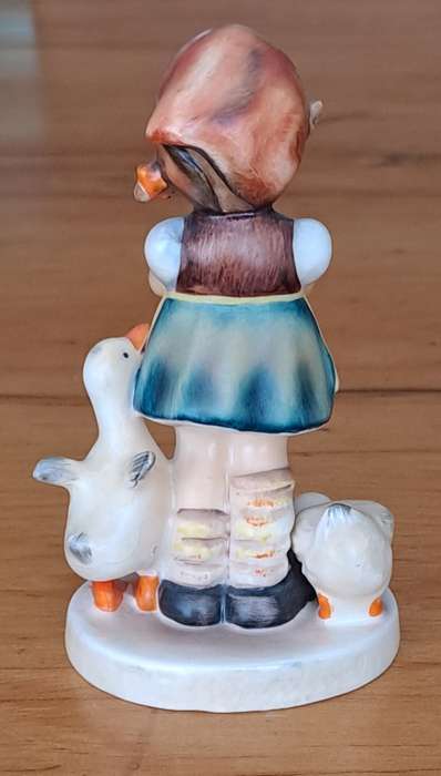 Hummel Figurine - Girl Feeding Ducks