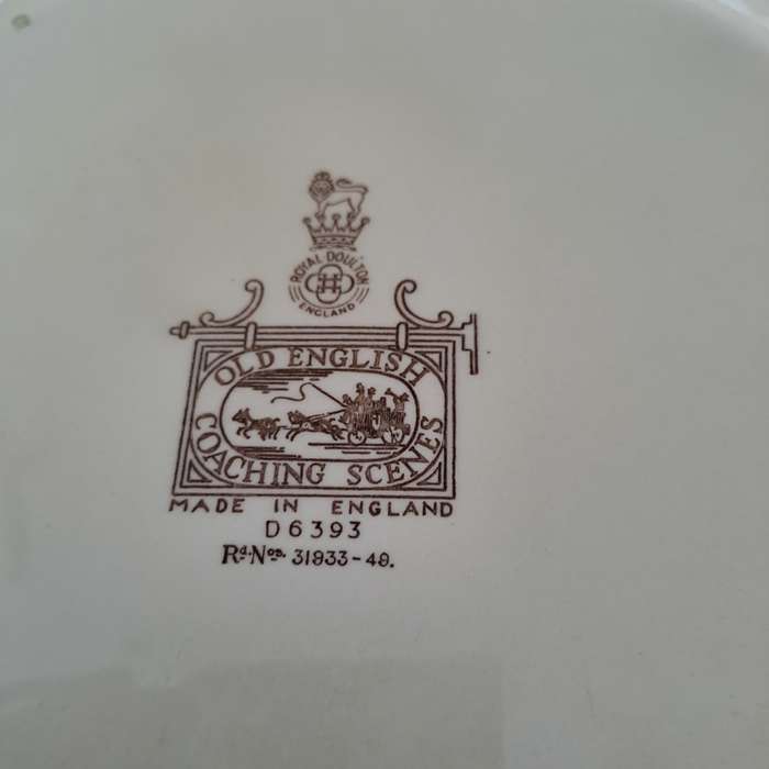 Royal Doulton Charger  - Old English Coaching Scenes