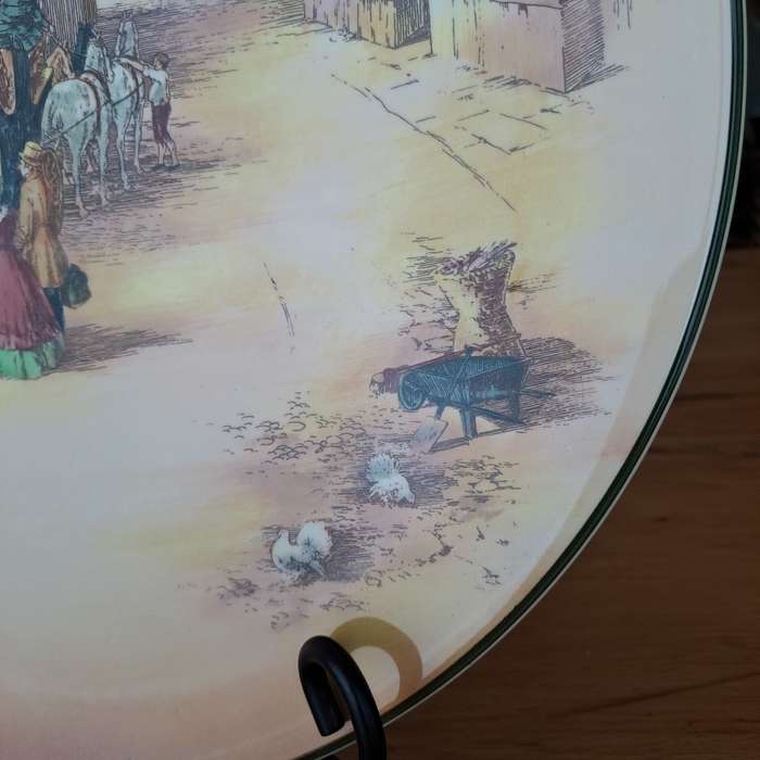 Royal Doulton Charger  - Old English Coaching Scenes