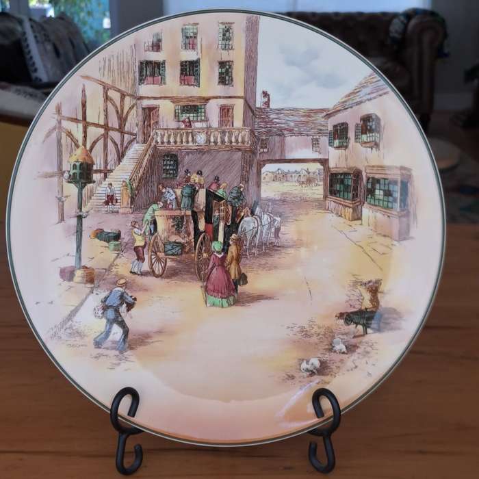 Royal Doulton Charger  - Old English Coaching Scenes