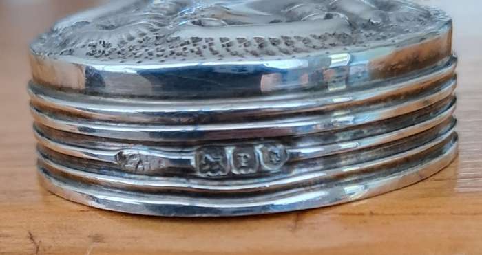 Hallmarked Silver Top Dressing Table Bottle (Price reduced)