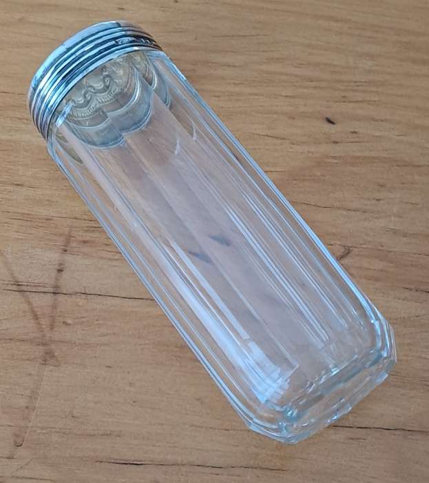 Hallmarked Silver Top Dressing Table Bottle (Price reduced)