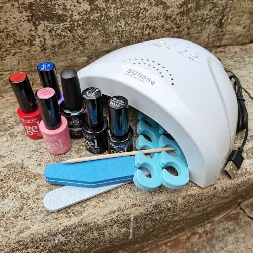 MEDI GEL NAIL KIT - 48w SUNone UV LED LAMP