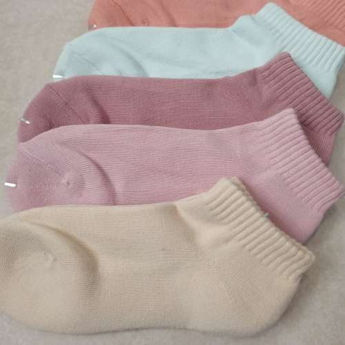 6 PAIRS LADIES COTTON CUSHIONED ANKLE SOCKS
