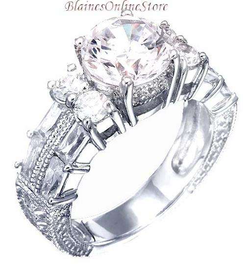 STUNNING 3.43CTW BRIDAL ENGAGEMENT RING!