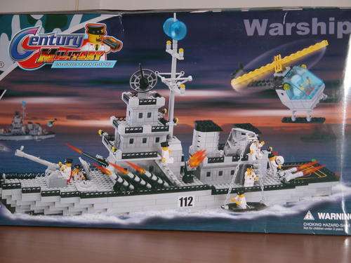 Lego Compatible Building Blocks @@CRAZY BARGAIN@@. Military Warship. 525pcs.