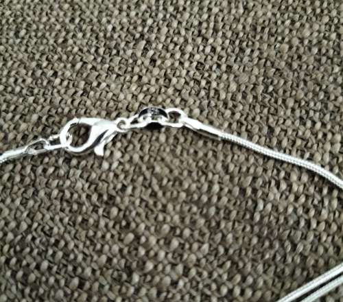 925 Silver CZ Tear Drop Necklace