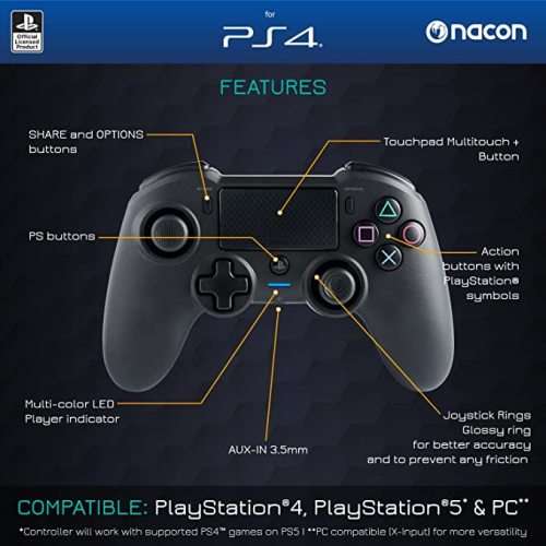 Nacon PS4 Asymmetric Wireless Controller