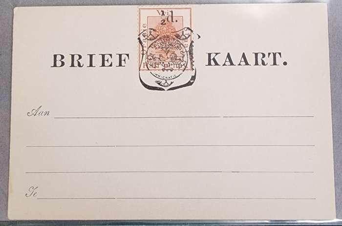 Orange Free State Briefkaart 1895