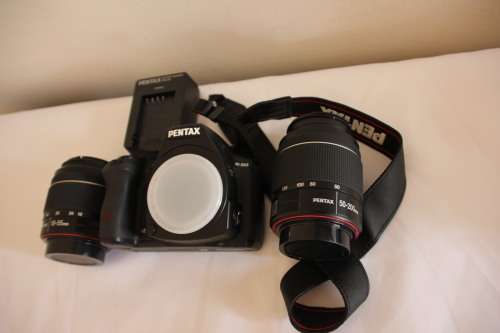 PENTAX K-50 16MP Digital SLR Camera with 3-Inch LCD WITH 18-55 AND 50-200MM LENS