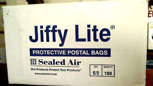 Jiffy Lite Protective Postal Bags (Sealed air) (Size E/2 220mm x 260mm) Box of 100 !!!!!