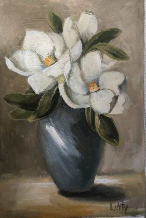 Magnolia`s (340 x 500) Acrylic on canvas